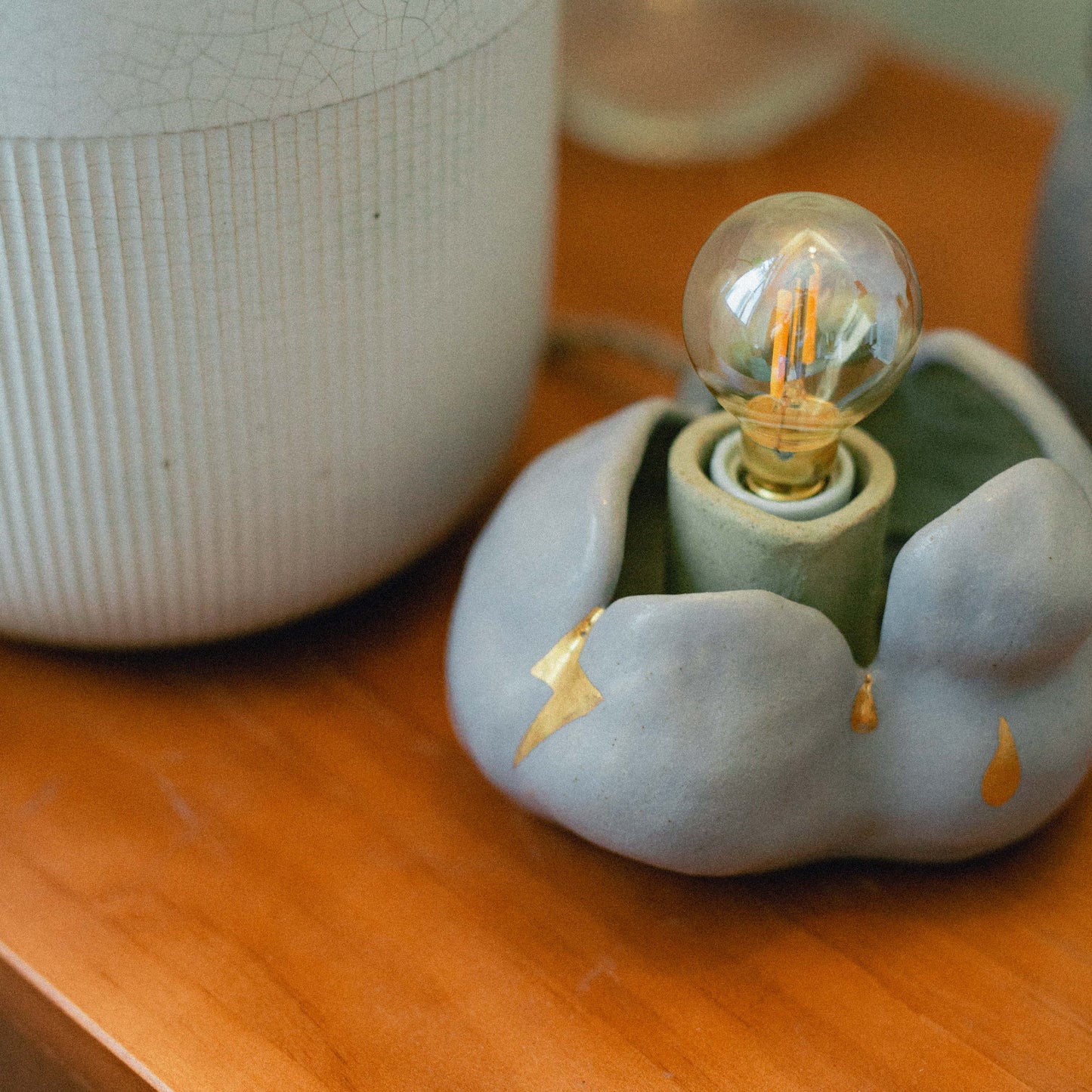 Grey Cloud Lamp