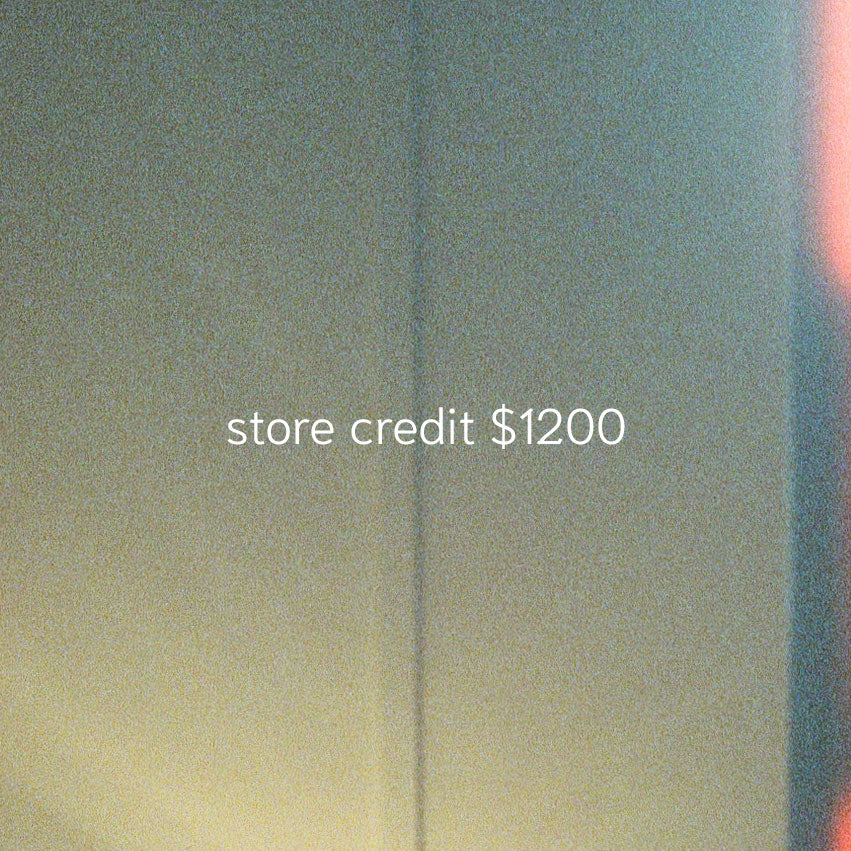 Store Credit $1200