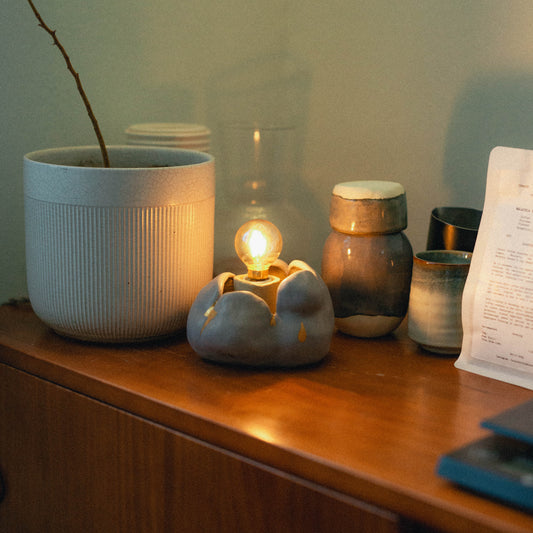 Grey Cloud Lamp